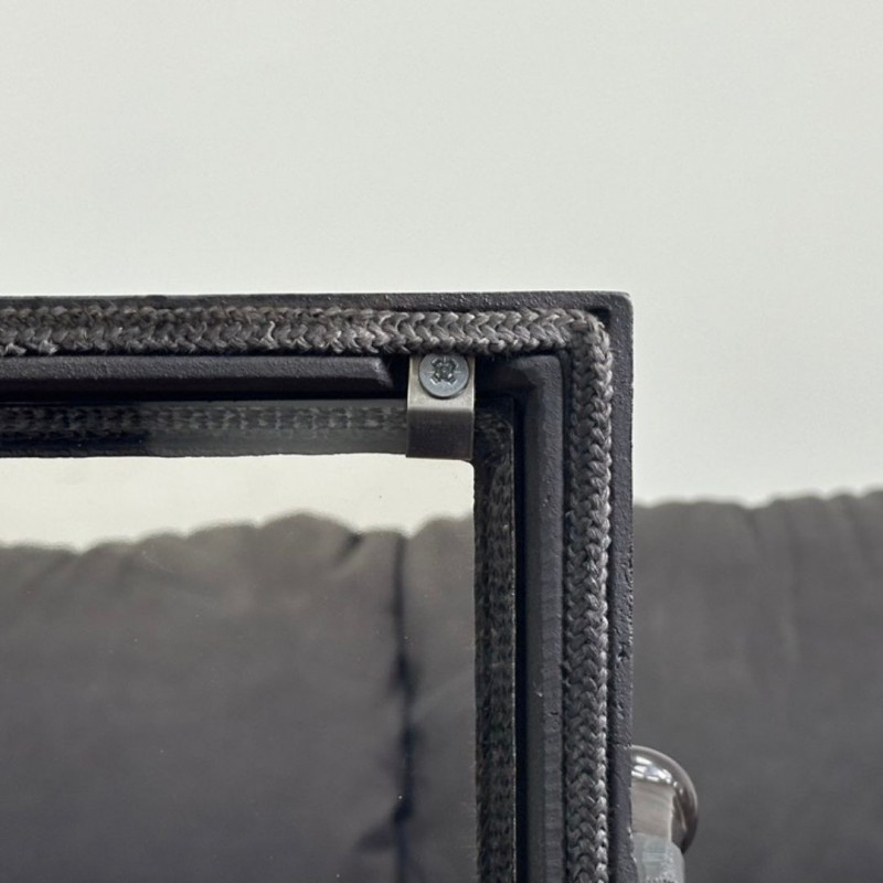 Дверцята чавунні для печі/барбекю Iron Fire Aventa 295x500 мм з вогнетривким склом Robax