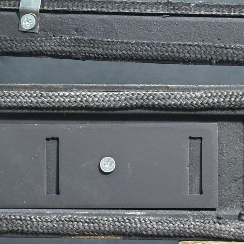 Дверцята чавунні для печі/барбекю Iron Fire Artik 460х560 мм з вогнетривким склом Robax