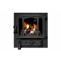 Дверцята чавунні для печі/барбекю Iron Fire Amber 465х485 мм з вогнетривким склом Robax