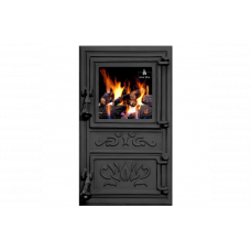 Дверцята чавунні для печі/барбекю Iron Fire Fiona 305х510 мм з вогнетривким склом Robax