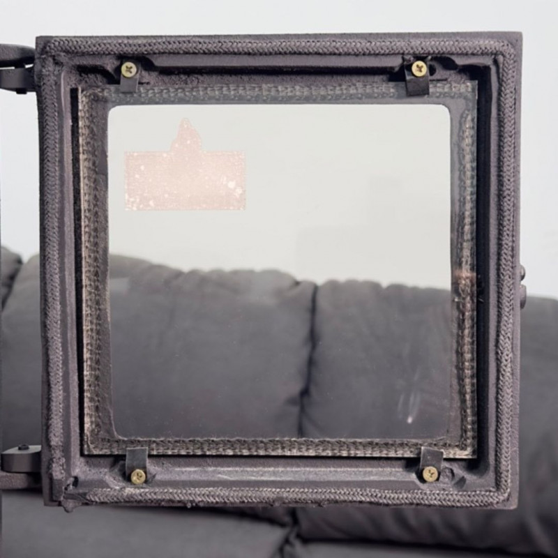 Дверцята чавунні для печі/барбекю Iron Fire Fiona 305х510 мм з вогнетривким склом Robax