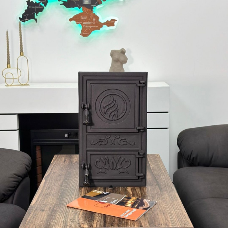 Дверцята чавунні для печі/барбекю Iron Fire Fiona WG 305х510 мм