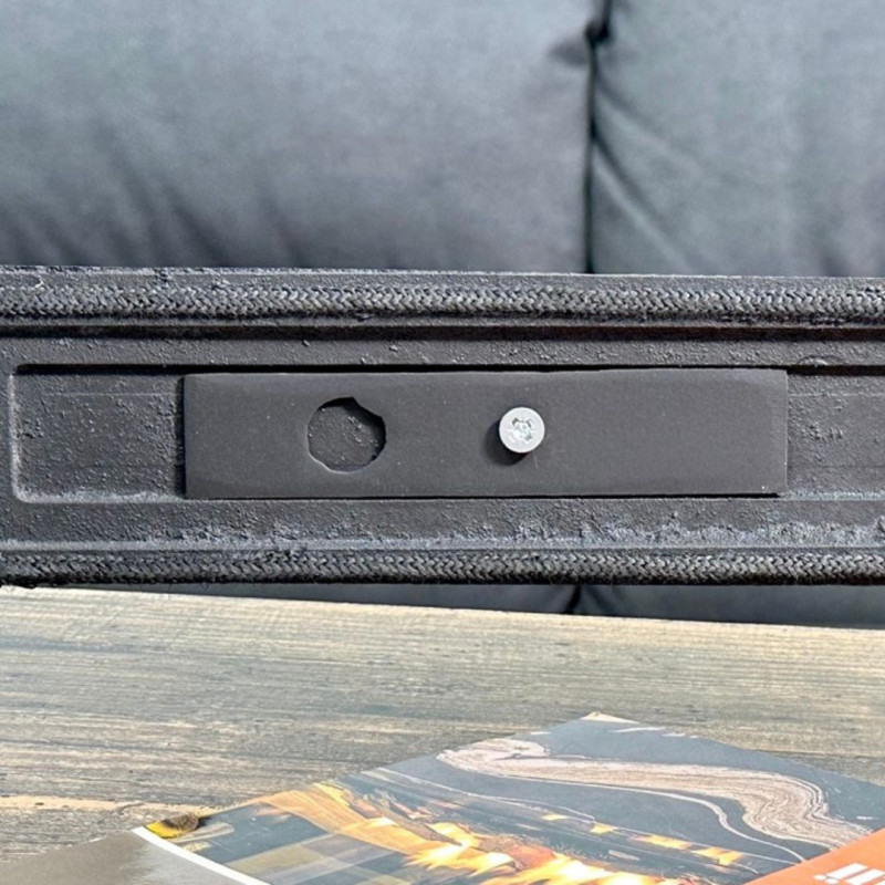 Дверцята чавунні для печі/барбекю Iron Fire Vision 370х490 мм з вогнетривким склом Robax