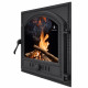 Дверцята чавунні для каміна/барбекю Iron Fire Cameron 480х475 мм з вогнетривким склом Robax