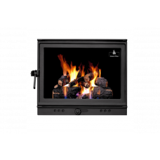 Дверцята чавунні для каміна/барбекю Iron Fire Neil 575x495 мм з вогнетривким склом Robax