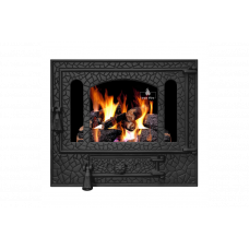 Дверцята чавунні для печі/барбекю Iron Fire Panorama 580х500 мм з вогнетривким склом Robax