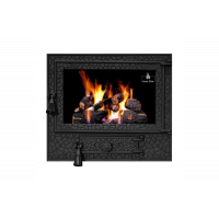 Дверца чугунная для печи/барбекю Iron Fire Panorama Lux 580х500 мм с огнеупорным стеклом Robax