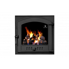 Дверцята чавунні для каміна/барбекю Iron Fire Style 50 485х485 мм з вогнетривким склом Robax