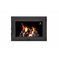 Дверцята чавунні для каміна/барбекю Iron Fire Adam 640x440 мм з вогнетривким склом Robax