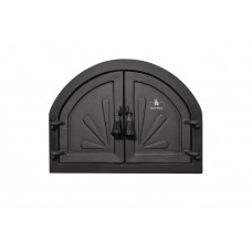 Дверцята чавунні для каміна/барбекю Iron Fire Adeline 550х410 мм