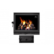 Комплект дверцят чавунні для каміна/барбекю Iron Fire Neil 575х495 мм з вогнетривким склом Robax + піддувальна Style 50 315х165 мм