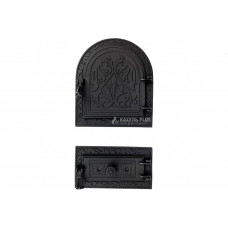 Дверцята для печі роздільні "Linda SWG" 310х360 мм