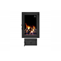 Комплект дверцы чугунной для камина/барбекю Iron Fire Brown 440x640 мм с огнеупорным стеклом Robax + поддувальная Style 35 315х180 мм