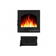 Дверцята для печі роздільні "West" 500х500 мм + піддувало