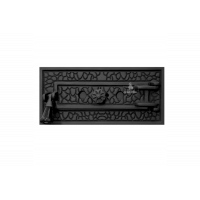 Дверцята чавунні піддувальні для каміна/ печей Iron Fire Bastion 375х175 мм