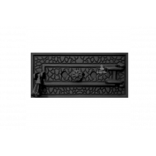 Дверцята чавунні піддувальні для каміна/ печей Iron Fire Bastion 375х175 мм