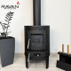 Чавунна дров’яна піч-камін Ravan Monaco 7 кВт