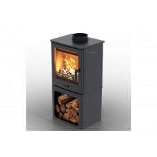 Чавунна піч камін Ravan Magic 10 кВт на дровах