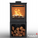 Чавунна піч камін Ravan Magic 10 кВт на дровах