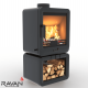 Чавунна дров’яна піч-камін Ravan Savana 8 кВт