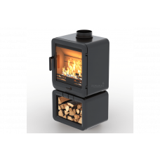Чавунна дров’яна піч-камін Ravan Savana 8 кВт