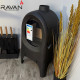 Чавунна піч камін Ravan Onoma 9 кВт на дровах