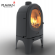 Чавунна піч камін Ravan Onoma 9 кВт на дровах