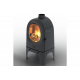 Чавунна піч камін Ravan Onoma 9 кВт на дровах