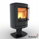 Чавунна дров’яна піч-камін Ravan Krono 8 кВт