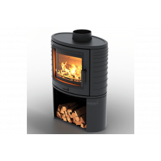 Чавунна піч камін Ravan Deluxe 14 кВт на дровах