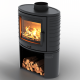 Чавунна піч камін Ravan Deluxe 14 кВт на дровах