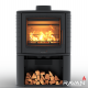 Чавунна піч камін Ravan Deluxe 14 кВт на дровах