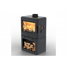 Чавунна дров’яна піч-камін Ravan Nevada 14 кВт