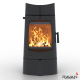 Чавунна дров’яна піч-камін Ravan Kalipso 14 кВт