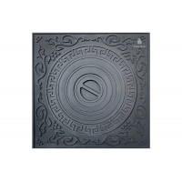 Плита чавунна Iron Fire 520х520 мм під казан з візерунком