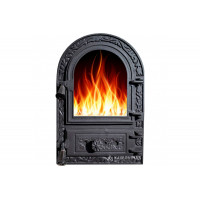 Дверцята для печі зі склом "Linda mini" 315х480 мм