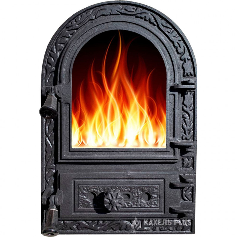 Дверцята для печі зі склом "Linda mini" 315х480 мм