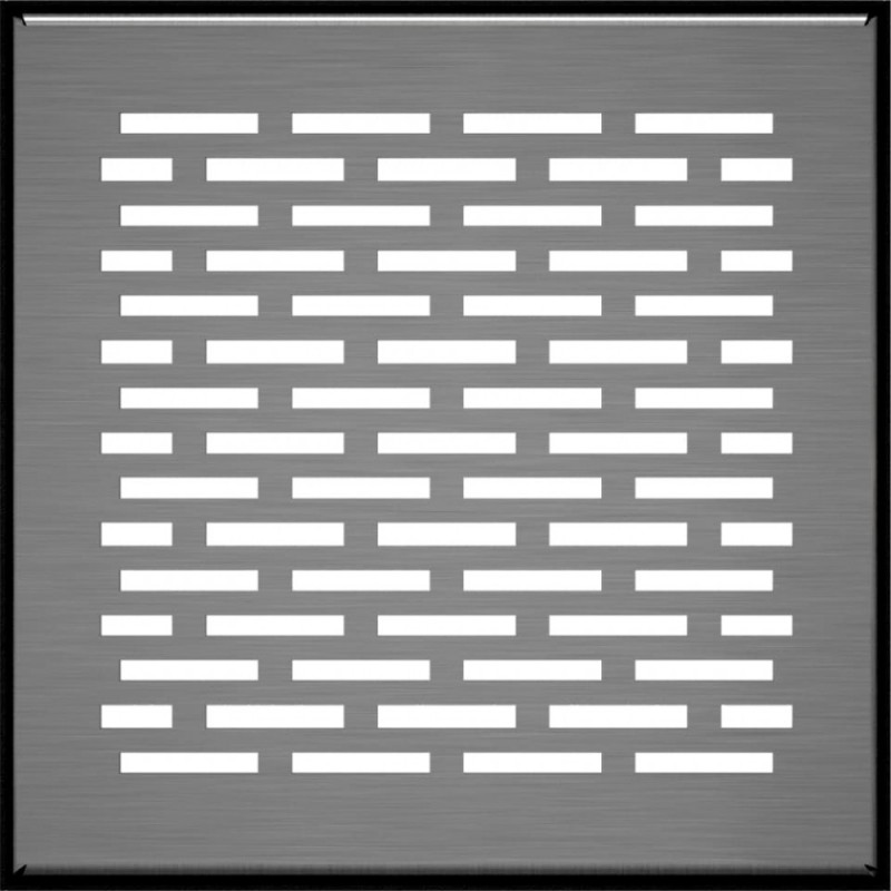 Камінна решітка Решітка FLOOR шліфована 17x17 Kratki