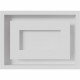 Каминная решетка Решетка WIND белая 22x30 Kratki