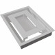 Каминная решетка Решетка WIND белая 22x30 Kratki