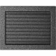 Камінна решітка Решітка чорно-срібна з жалюзями 22x30 Kratki