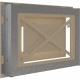 Каминная решетка Решетка WIND кремовая 22x30 Kratki