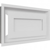 Каминная решетка Решетка WIND белая 22x37 Kratki