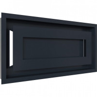 Каминная решетка Решетка WIND графитовая 22x45 Kratki