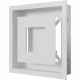 Каминная решетка Решетка WIND белая 22x22 Kratki