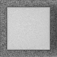Камінна решітка Решітка чорно-срібна 22x22 Kratki