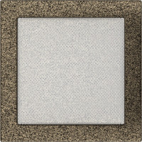Каминная решетка Решетка черно-золотая 22x22 Kratki