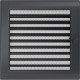 Каминная решетка Решетка графитовая с жалюзями 22x22 Kratki