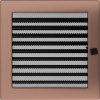 Камінна решітка Решітка мідь гальванічна з жалюзями 22x22 Kratki