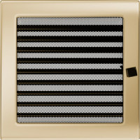 Каминная решетка Решетка позолоченная с жалюзями 22x22 Kratki